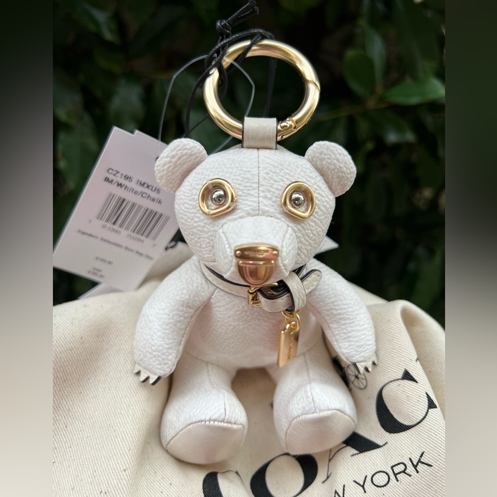 SOLD——-Coach Collectible Bear Bag Charm - Picture 5 of 6